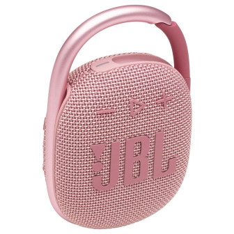 JBL Clip 4 – Tragbarer, wasserdichter Bluetooth Speaker, Ideal für Unterwegs, Outdoor-Musikbox mit Karabiner – Pink