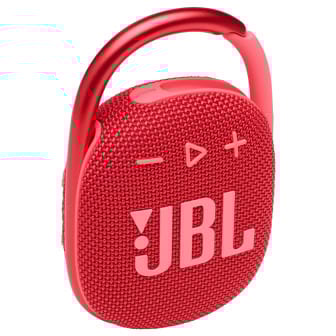 JBL Clip 4 – Tragbarer, wasserdichter Bluetooth Speaker, Ideal für Unterwegs, Outdoor-Musikbox mit Karabiner – Red JBL Clip 4 – Tragbarer, wasserdichter Bluetooth Speaker, Ideal für Unterwegs, Outdoor-Musikbox mit Karabiner – Red