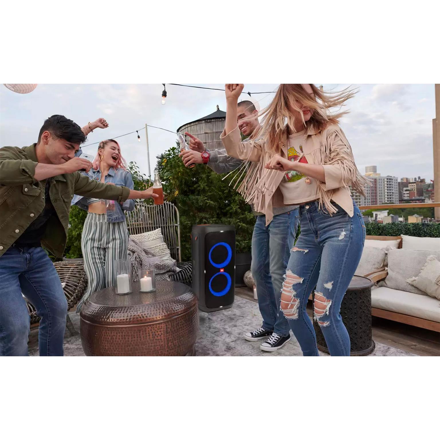 JBL PartyBox 310 – Tragbarer Bluetooth Lautsprecher für Partys, Spritzwassergeschützt, Musikbox mit Akku – Weiteres Produktbild 7