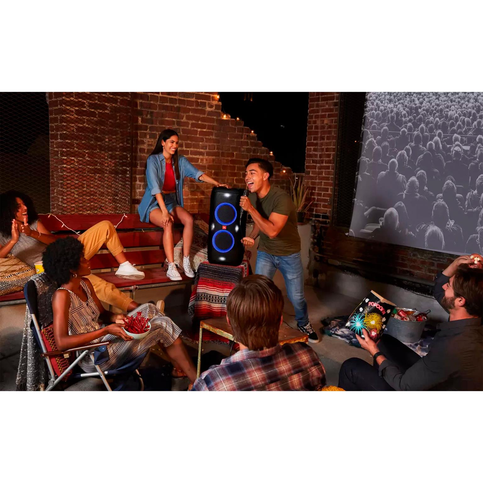 JBL PartyBox 310 – Tragbarer Bluetooth Lautsprecher für Partys, Spritzwassergeschützt, Musikbox mit Akku – Weiteres Produktbild 8