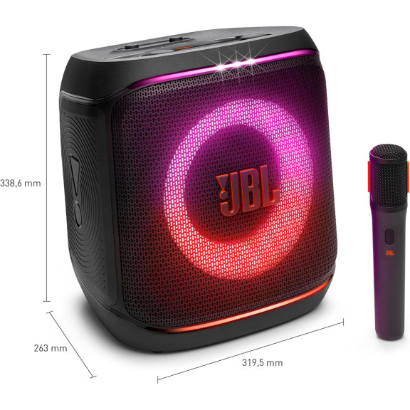 JBL PartyBox Encore 2 – Bluetooth Lautsprecher mit Mikrofon und 15 Stunden Spielzeit für Partys – Weiteres Produktbild 9