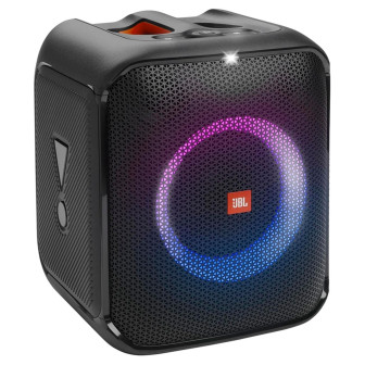 JBL PartyBox Encore – Bluetooth Lautsprecher, LED beleuchtete Soundbox für Partys, Wassergeschützt, Wireless – Schwarz