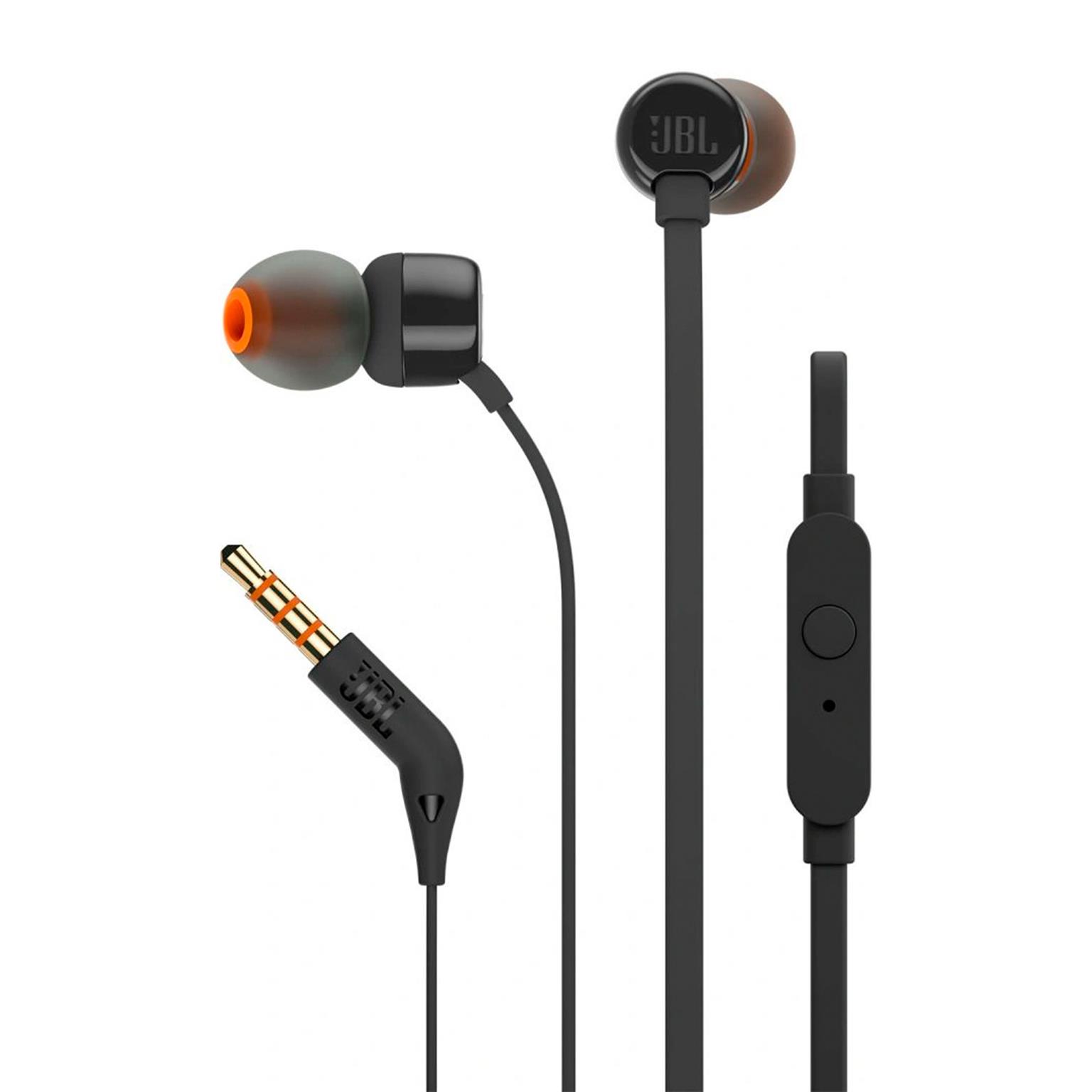 JBL Tune 110 – Flachbandkabel Kopfhörer mit Mikrofon, starkem Bass und komfortablem Sitz für lange Nutzung – Weiteres Produktbild 1