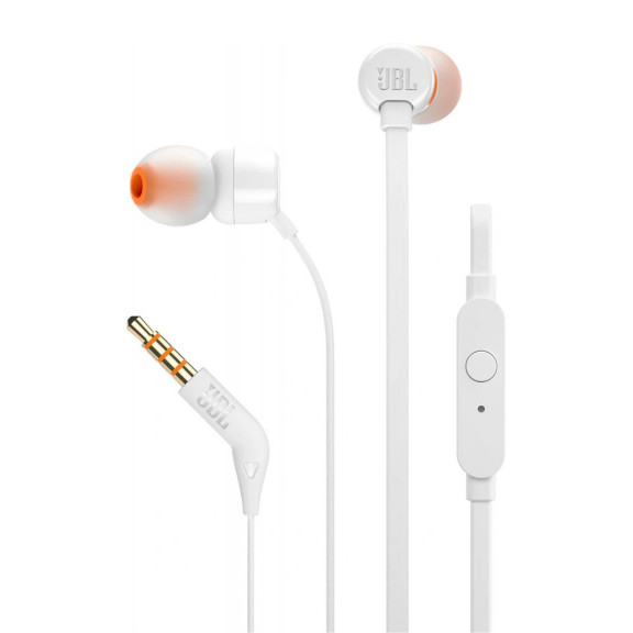 JBL Tune 110 – Flachbandkabel Kopfhörer mit Mikrofon, starkem Bass und komfortablem Sitz für lange Nutzung – Weiteres Produktbild 2