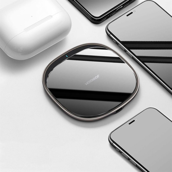 Joyroom Qi-Ladegerät 15W – kabellose Ladestation mit USB-C Eingang, Induktionsladegerät für Qi-Geräte – Weiteres Produktbild 5