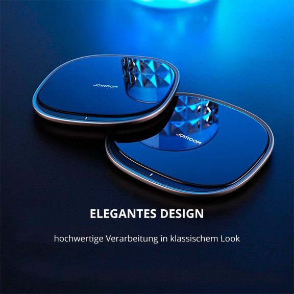 Joyroom Qi-Ladegerät 15W – kabellose Ladestation mit USB-C Eingang, Induktionsladegerät für Qi-Geräte – Weiteres Produktbild 6