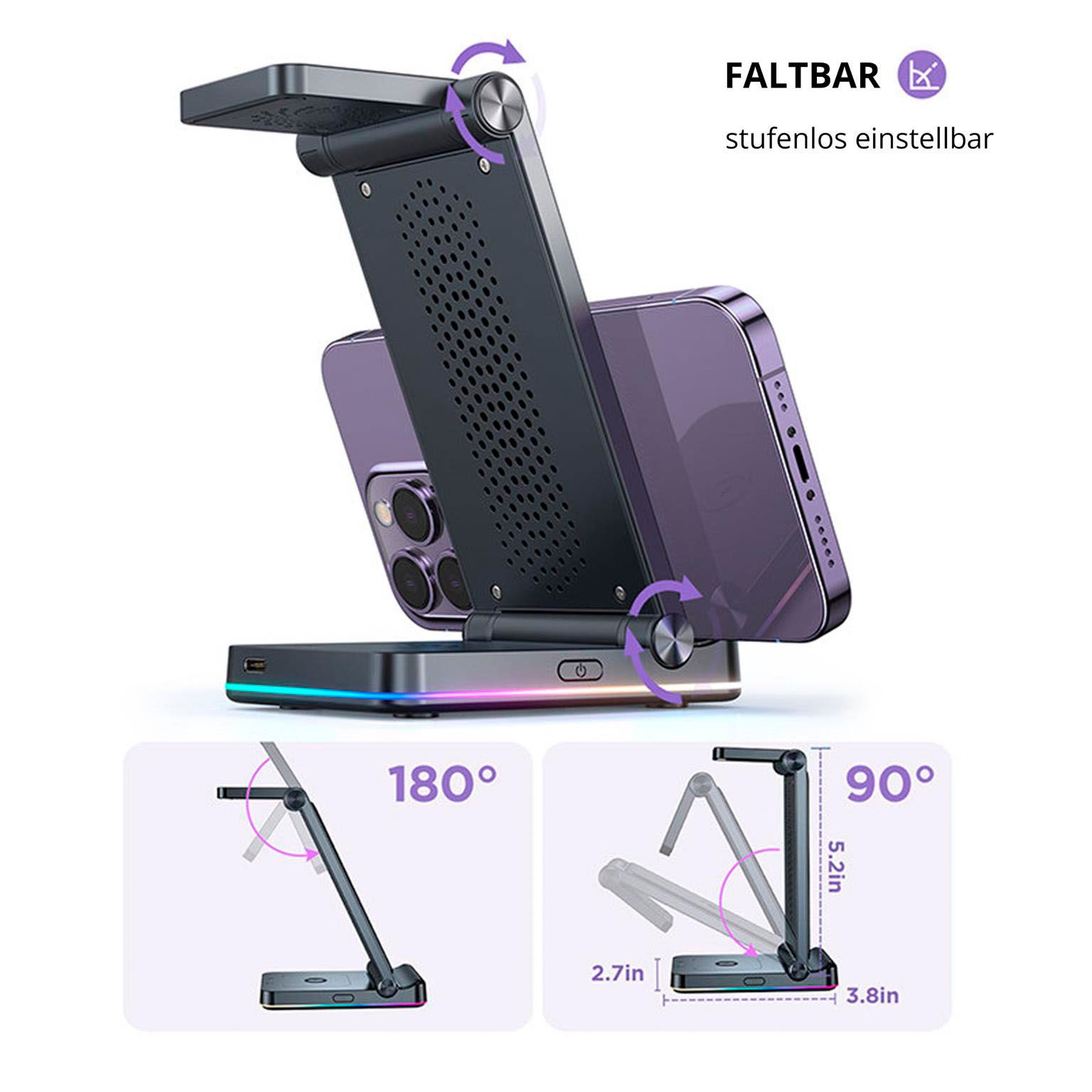 Joyroom 3in1 Induktionsladegerät für Apple Geräte – iPhone, Apple Watch, Airpods gleichzeitig laden – Weiteres Produktbild 7 Joyroom 3in1 Induktionsladegerät für Apple Geräte – iPhone, Apple Watch, Airpods gleichzeitig laden – Weiteres Produktbild 7