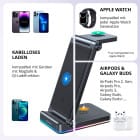 Joyroom 3in1 Induktionsladegerät für Apple Geräte – iPhone, Apple Watch, Airpods gleichzeitig laden – Weiteres Produktbild 8