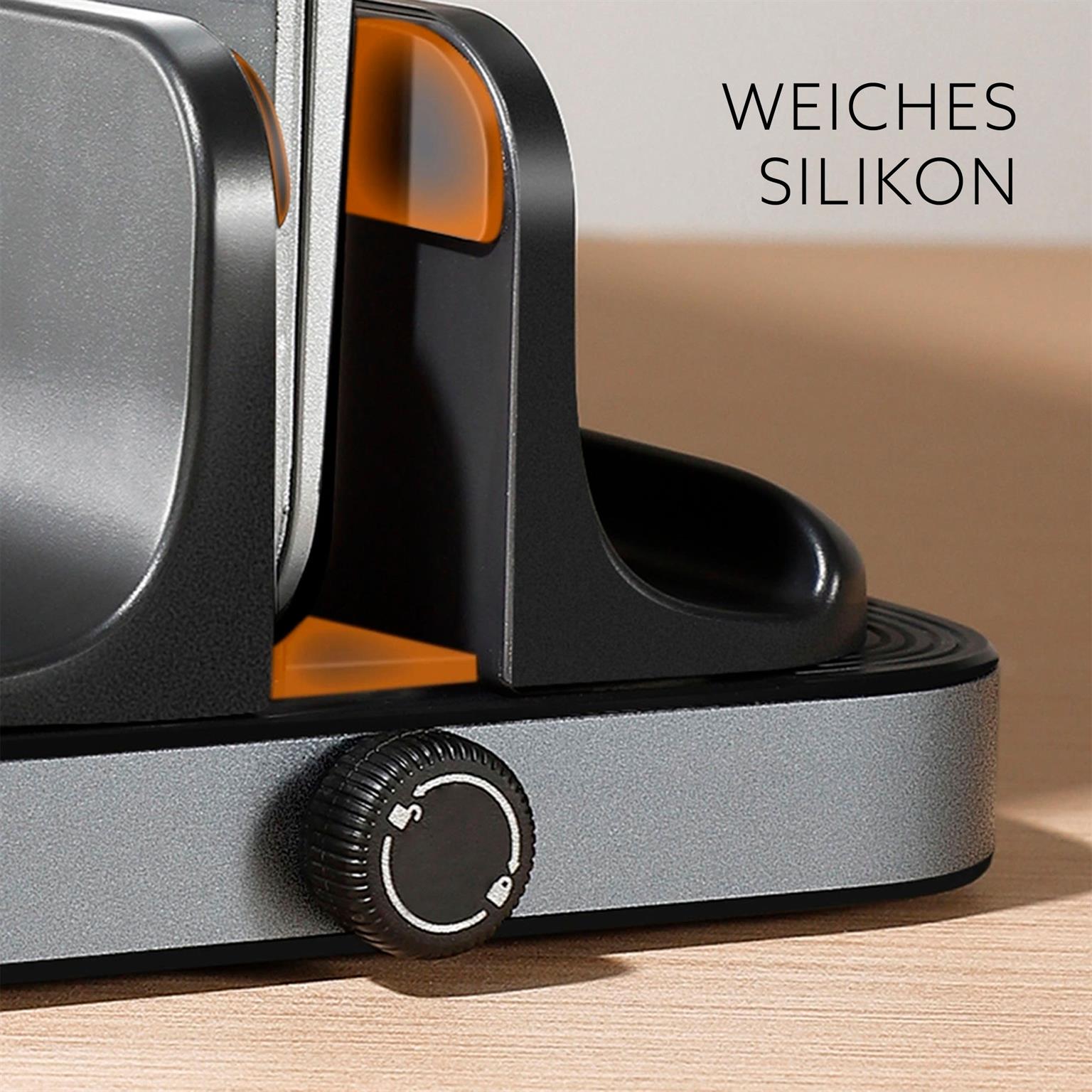 Aufbewahrungs-Halter – Laptop Halter Aluminiumlegierung, Rutschfester Tablet Halter, Smartphone Ständer – Weiteres Produktbild 3