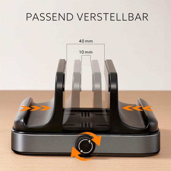 Aufbewahrungs-Halter – Laptop Halter Aluminiumlegierung, Rutschfester Tablet Halter, Smartphone Ständer – Weiteres Produktbild 3 Aufbewahrungs-Halter – Laptop Halter Aluminiumlegierung, Rutschfester Tablet Halter, Smartphone Ständer – Weiteres Produktbild 3