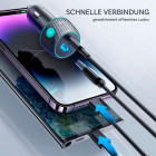 Joyroom Autoladegerät 60W USB-C USB-A – Dual Autoladegerät, Kfz Schnellladegerät mit Hintergrundbeleuchtung – Produktbild 5