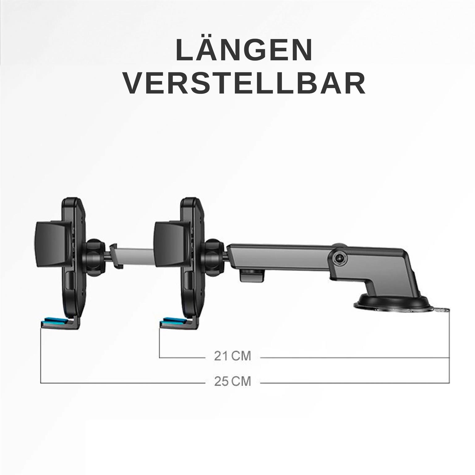 Joyroom Autotelefonhalter mit ausziehbarem Teleskoparm – Handyhalterung für Armaturenbrett, Windschutzscheibe – Weiteres Produktbild 7
