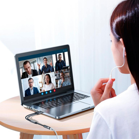 Joyroom AUX-Splitterkabel 3,5mm – Audio Splitter Kabel AUX Y-Kabel für Kopfhörer und Mikrofon – Weiteres Produktbild 7