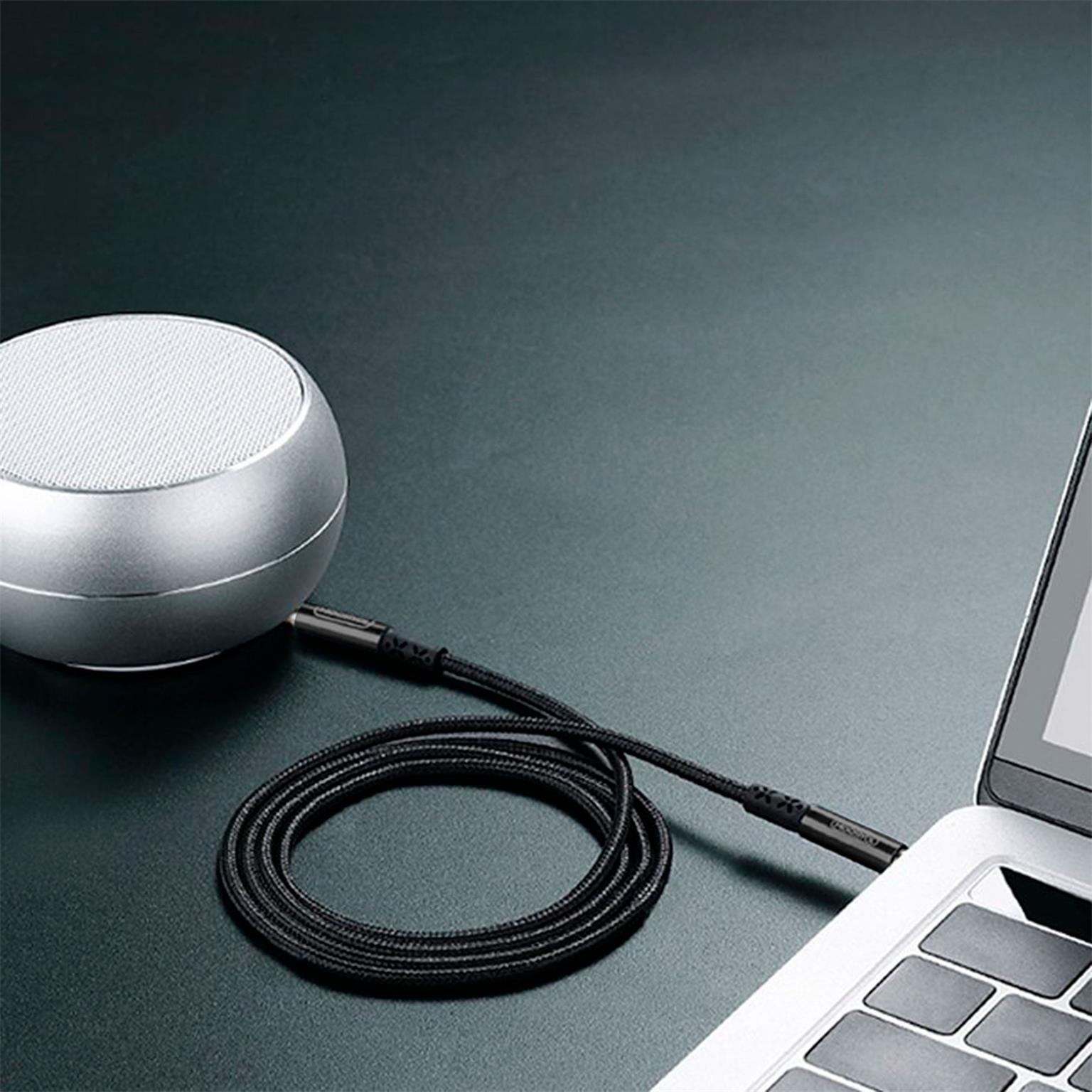 Joyroom AUX Stereo-Audiokabel – 3,5 mm Miniklinke für Smartphones und andere Geräte, geflochtenes Kabel, 1,5 m – Weiteres Produktbild 5