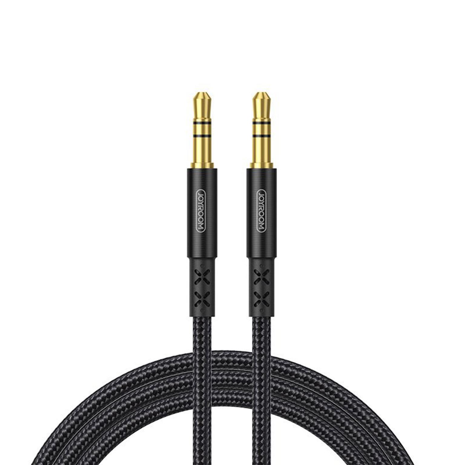 Joyroom AUX Stereo-Audiokabel – 3,5 mm Miniklinke für Smartphones und andere Geräte, geflochtenes Kabel, 1 m – undefined