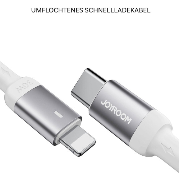 Joyroom Extraordinary Serie Lightning auf USB-C PD Kabel – USB C Ladekabel Lightning Anschluss 20W Kabel 1,2 m – Weiteres Produktbild 2