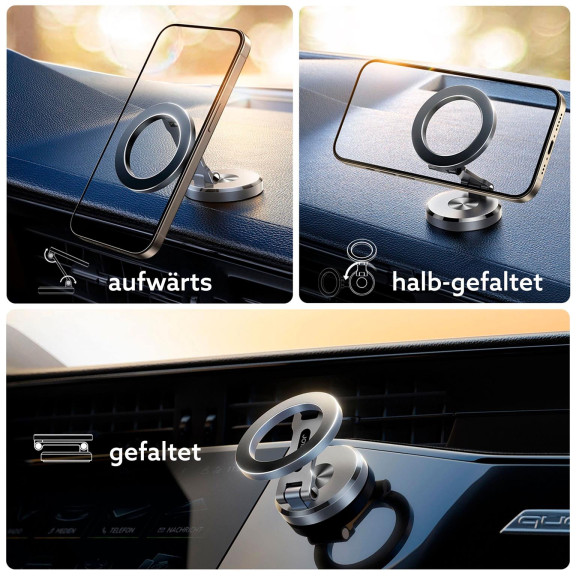 Joyroom faltbare magnetische Smartphone-Halterung – Magnetische Handyhalterung Auto, Autotelefonhalterung – Weiteres Produktbild 6