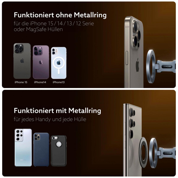 Joyroom faltbare magnetische Smartphone-Halterung – Magnetische Handyhalterung Auto, Autotelefonhalterung – Weiteres Produktbild 8 Joyroom faltbare magnetische Smartphone-Halterung – Magnetische Handyhalterung Auto, Autotelefonhalterung – Weiteres Produktbild 8