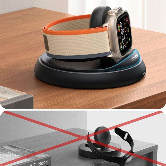 Joyroom JR-W12 – Smartwatch Ladepad induktiv magnetische Ladestation für Smartwatch kompakt faltbar – Weiteres Produktbild 9 Joyroom JR-W12 – Smartwatch Ladepad induktiv magnetische Ladestation für Smartwatch kompakt faltbar – Weiteres Produktbild 9