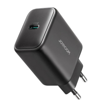 JOYROOM Schnellladegerät 45W GaN USB C – 45 Watt Schnellladegerät USB C für Smartphone Tablet Power Delivery – Schwarz
