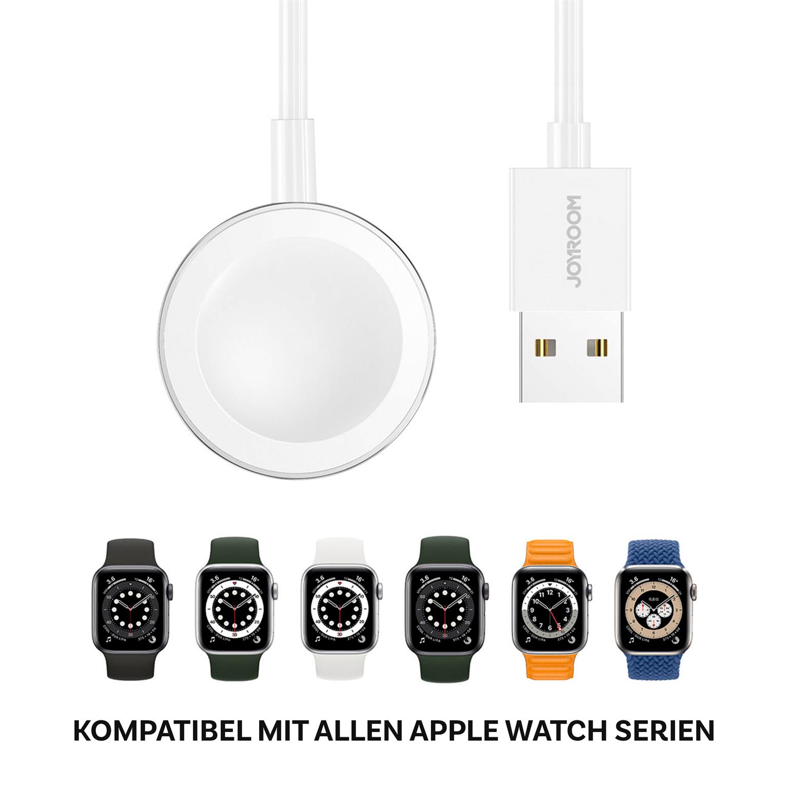 Joyroom Magnetladekabel – Wireless Ladestation für Apple Watch, Kabel mit USB-A Anschluss, Länge 1,2 m – Weiteres Produktbild 1