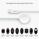 Joyroom Magnetladekabel – Wireless Ladestation für Apple Watch, Kabel mit USB-C Anschluss, Länge 1,2 m – Weiteres Produktbild 2
