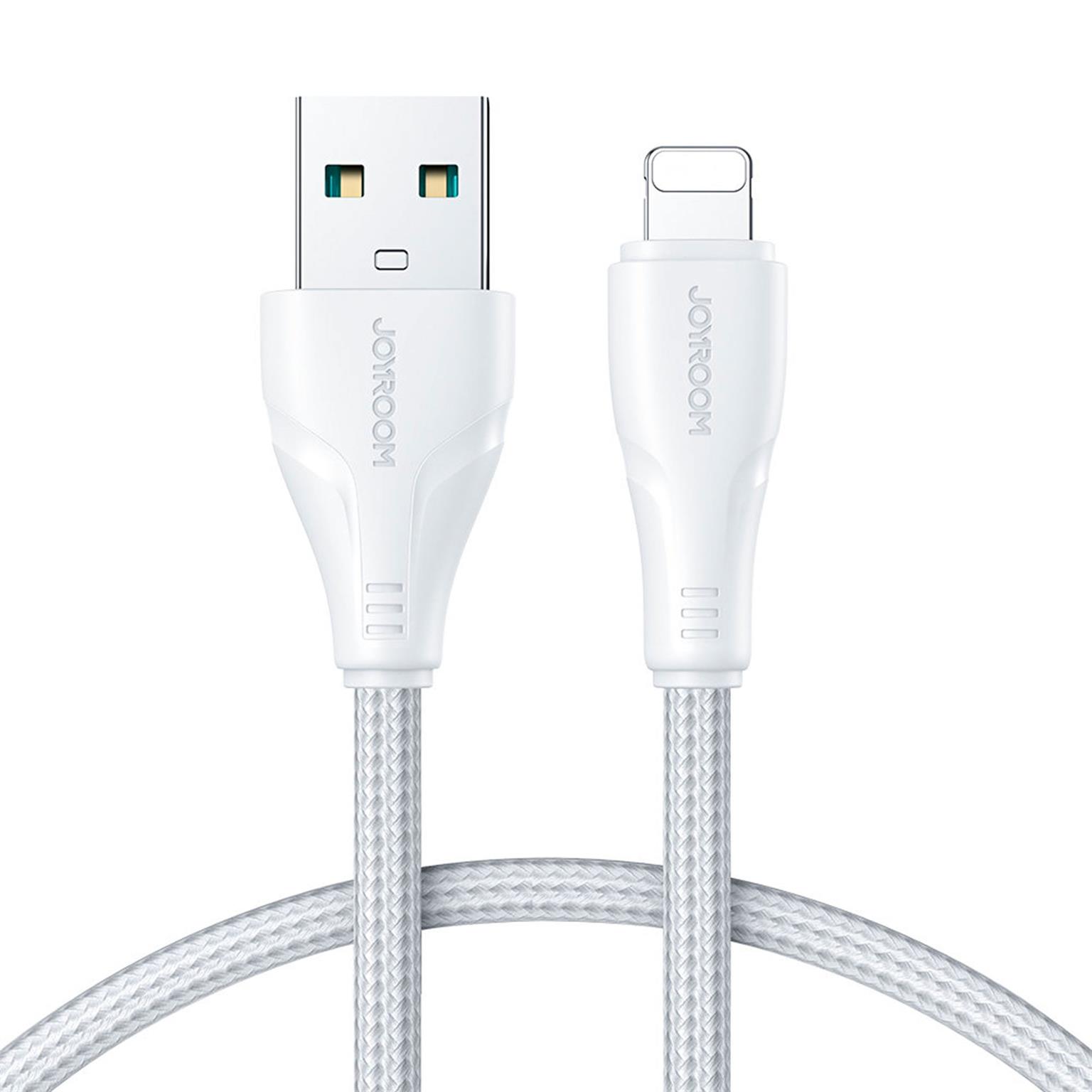 Joyroom Ladekabel – USB A auf Lightning für iPhone und iPad, Schnellladekabel Surpass Serie, Nylon, Länge 1,2m – Weiteres Produktbild 1 Joyroom Ladekabel – USB A auf Lightning für iPhone und iPad, Schnellladekabel Surpass Serie, Nylon, Länge 1,2m – Weiteres Produktbild 1