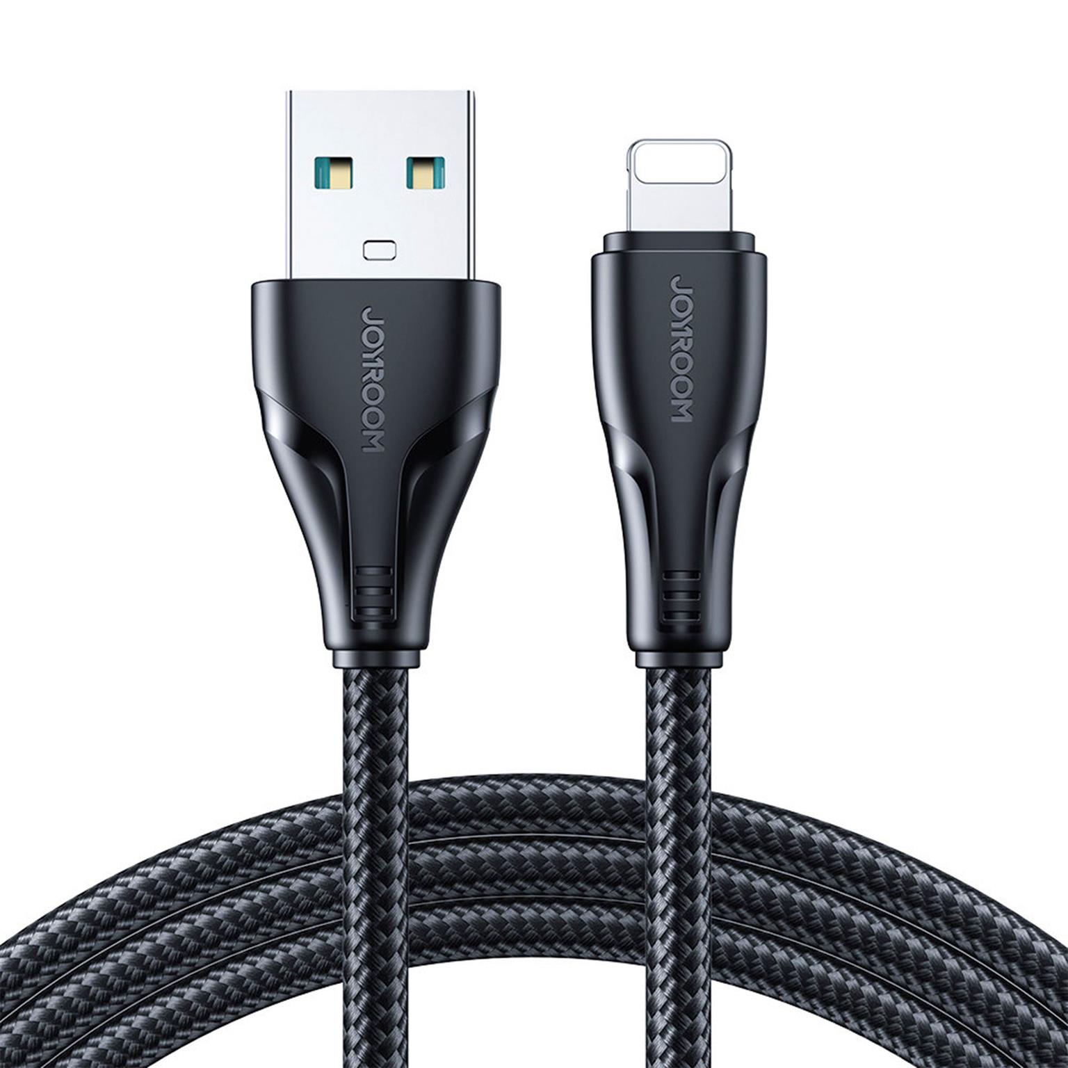 Joyroom Ladekabel – USB A auf Lightning für iPhone und iPad, Schnellladekabel Surpass Serie, Nylon, Länge 3,0m Hauptbild