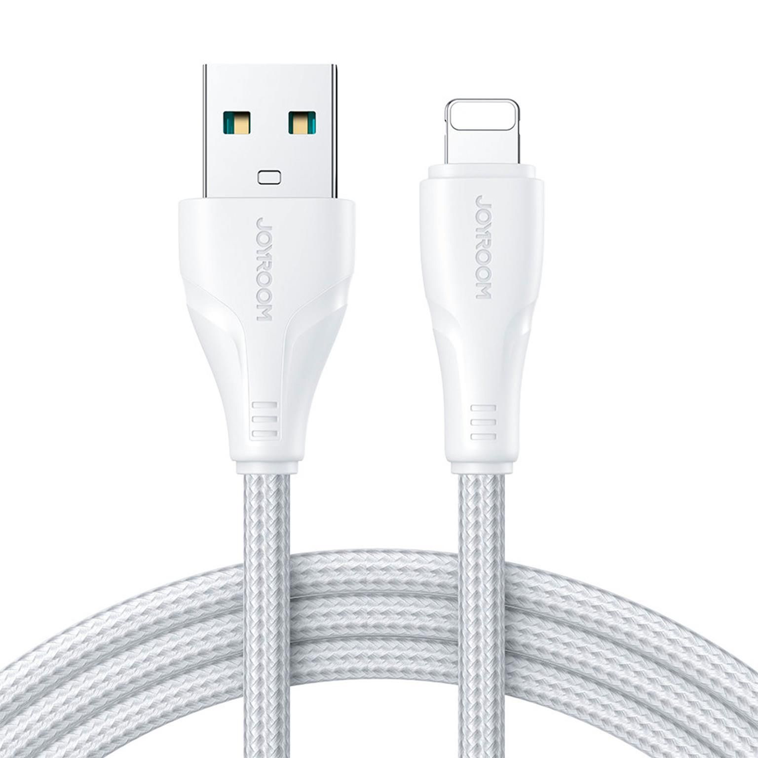 Joyroom Ladekabel – USB A auf Lightning für iPhone und iPad, Schnellladekabel Surpass Serie, Nylon, Länge 3,0m – Weiteres Produktbild 1 Joyroom Ladekabel – USB A auf Lightning für iPhone und iPad, Schnellladekabel Surpass Serie, Nylon, Länge 3,0m – Weiteres Produktbild 1