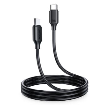 Joyroom Ladekabel – USB-C auf USB-C für Smartphones und andere Geräte, Schnellladekabel 60W, Länge 1,0 m – Schwarz Joyroom Ladekabel – USB-C auf USB-C für Smartphones und andere Geräte, Schnellladekabel 60W, Länge 1,0 m – Schwarz
