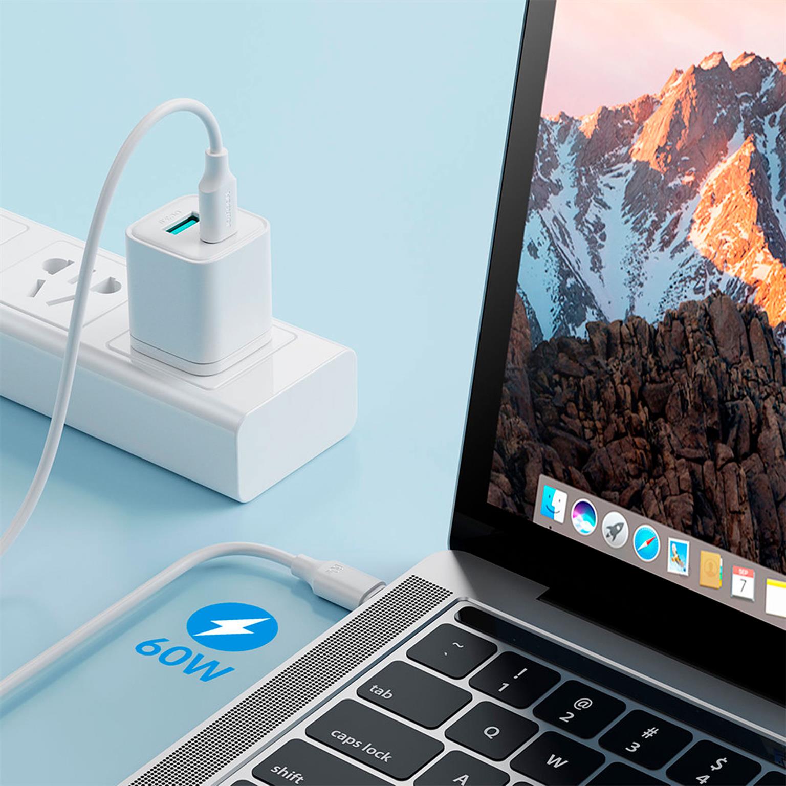 Joyroom Ladekabel – USB-C auf USB-C für Smartphones und andere Geräte, Schnellladekabel 60W, Länge 1,0 m – Weiteres Produktbild 5 Joyroom Ladekabel – USB-C auf USB-C für Smartphones und andere Geräte, Schnellladekabel 60W, Länge 1,0 m – Weiteres Produktbild 5