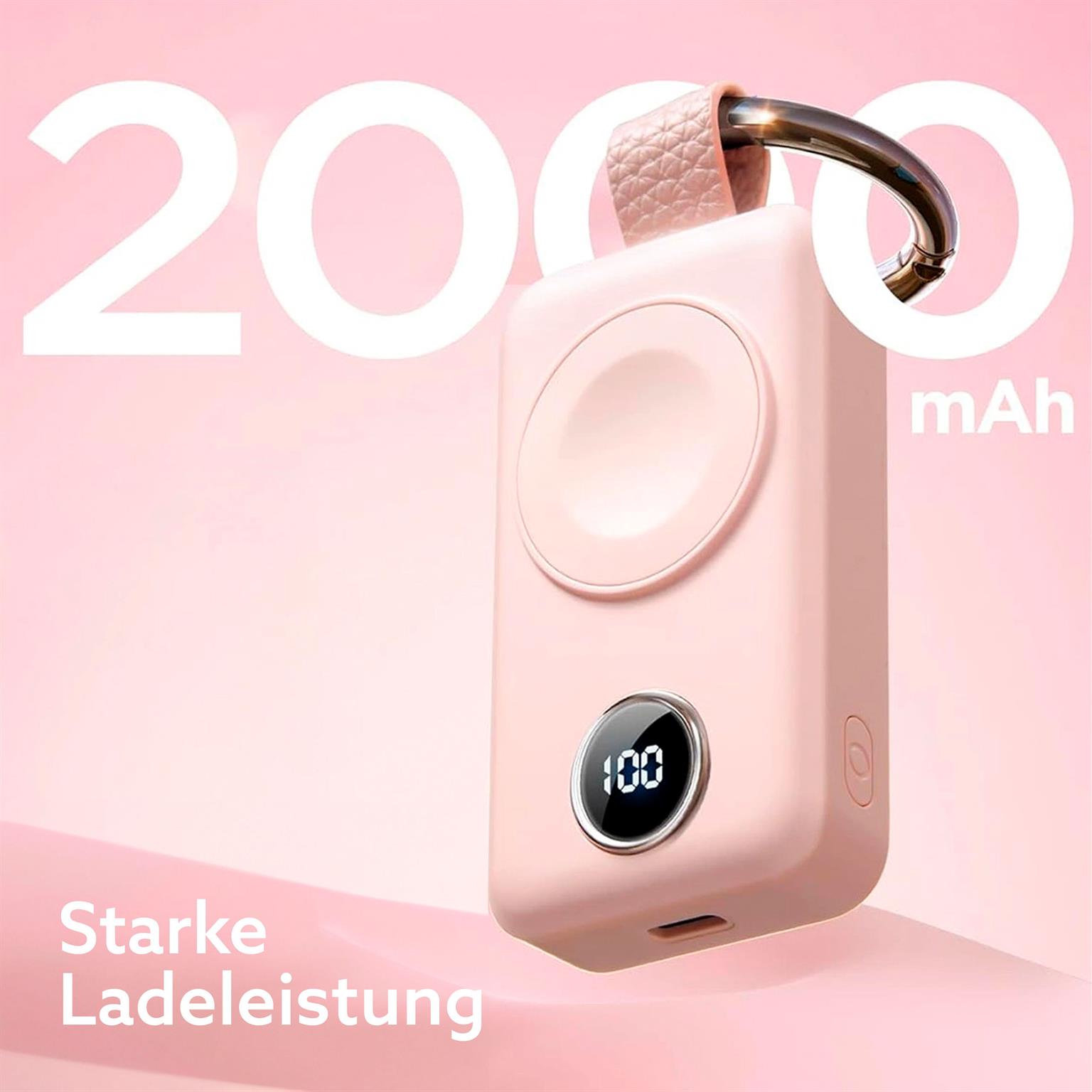 Joyroom kabellose Powerbank 2000mAh 3W für Apple Watch – kabellose Powerbank für Apple Watch mit USB-C-Eingang – Weiteres Produktbild 6 Joyroom kabellose Powerbank 2000mAh 3W für Apple Watch – kabellose Powerbank für Apple Watch mit USB-C-Eingang – Weiteres Produktbild 6