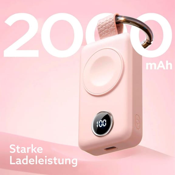 Joyroom kabellose Powerbank 2000mAh 3W für Apple Watch – kabellose Powerbank für Apple Watch mit USB-C-Eingang – Weiteres Produktbild 6 Joyroom kabellose Powerbank 2000mAh 3W für Apple Watch – kabellose Powerbank für Apple Watch mit USB-C-Eingang – Weiteres Produktbild 6