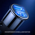 Joyroom Auto Ladegerät - Zigarettenanzünder USB-Ladegerät, Autoladeadapter 2x USB 3.1 A Anschluss, 15W – Weiteres Produktbild 3