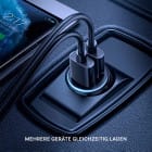 Joyroom Auto Ladegerät - Zigarettenanzünder USB-Ladegerät, Autoladeadapter 2x USB 3.1 A Anschluss, 15W – Weiteres Produktbild 5