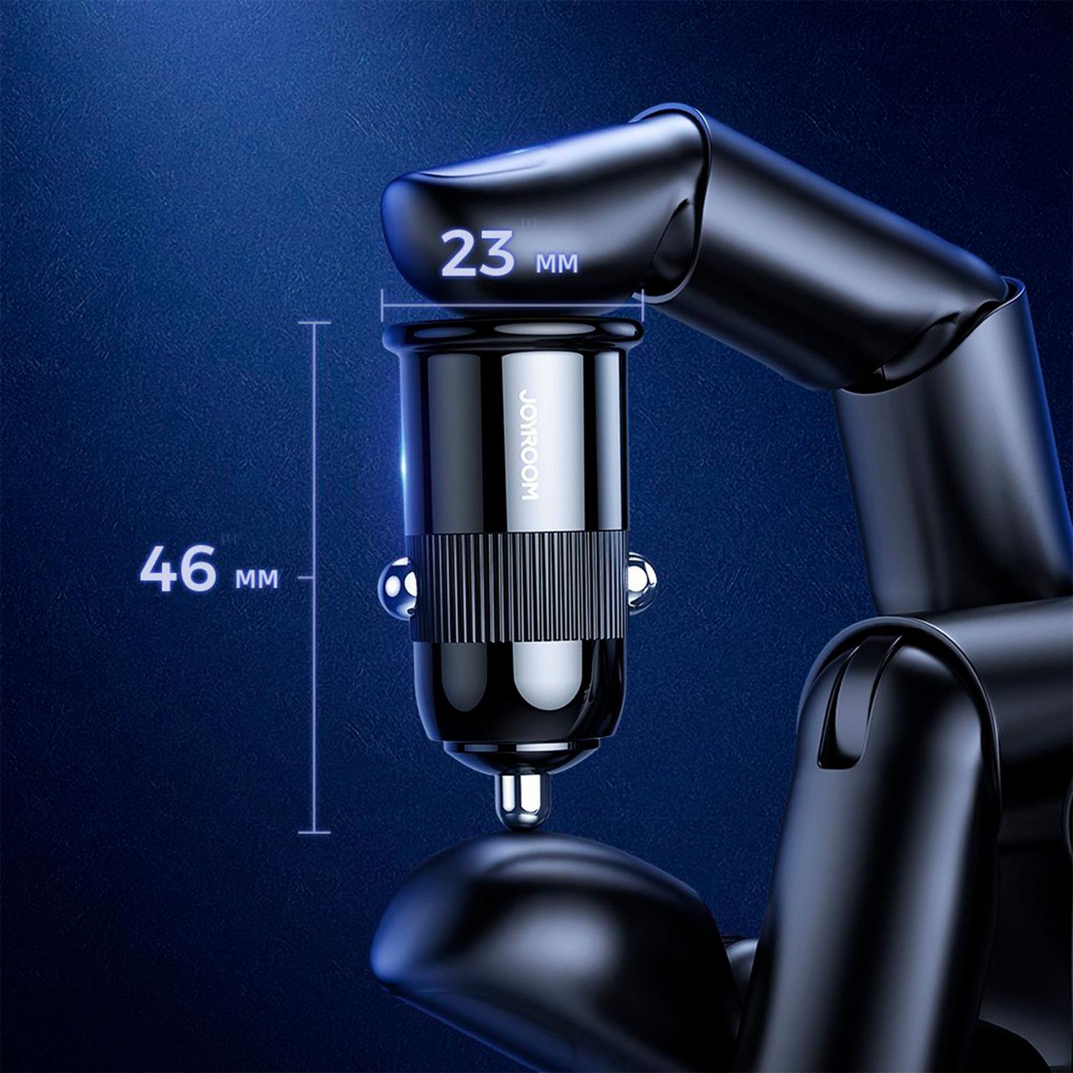 Joyroom Auto Ladegerät - Zigarettenanzünder USB-Ladegerät, Autoladeadapter 2x USB 3.1 A Anschluss, 15W – Weiteres Produktbild 6