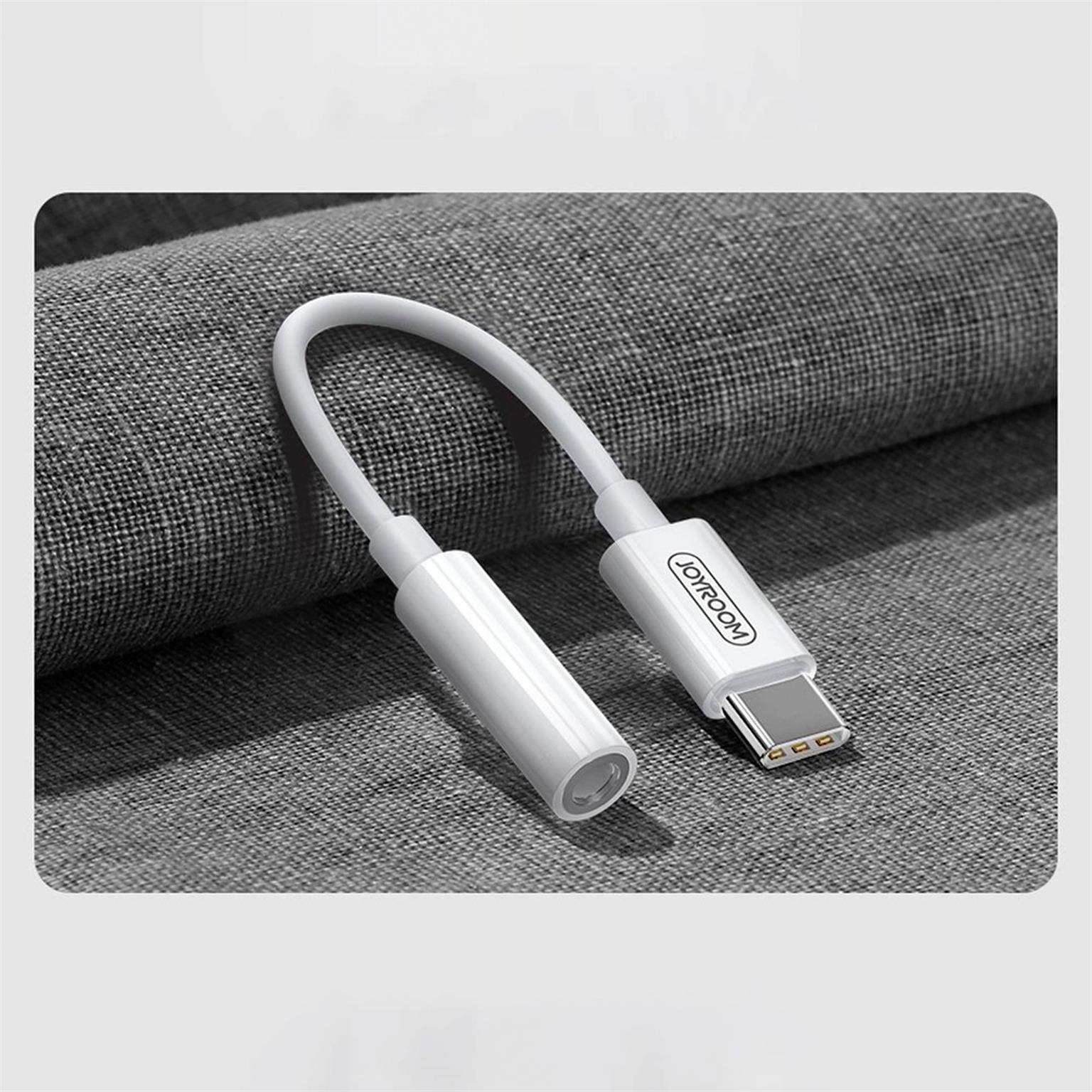 Joyroom Kopfhöreradapter – USB-C zu 3,5mm Adapter, Konverter von 3,5mm auf USB-C – Weiteres Produktbild 1
