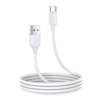 Joyroom Lade- und Datenkabel – 1 Meter USB-C Kabel, USB Type-C Kabel 1 Meter für Schnellladung, 480mBit/s – Weiß Joyroom Lade- und Datenkabel – 1 Meter USB-C Kabel, USB Type-C Kabel 1 Meter für Schnellladung, 480mBit/s – Weiß