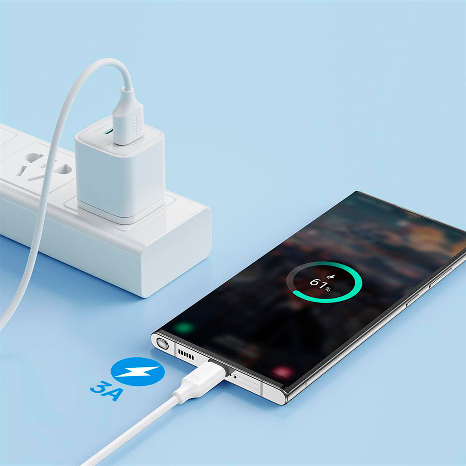Joyroom Lade- und Datenkabel – 1 Meter USB-C Kabel, USB Type-C Kabel 1 Meter für Schnellladung, 480mBit/s – Weiteres Produktbild 5 Joyroom Lade- und Datenkabel – 1 Meter USB-C Kabel, USB Type-C Kabel 1 Meter für Schnellladung, 480mBit/s – Weiteres Produktbild 5