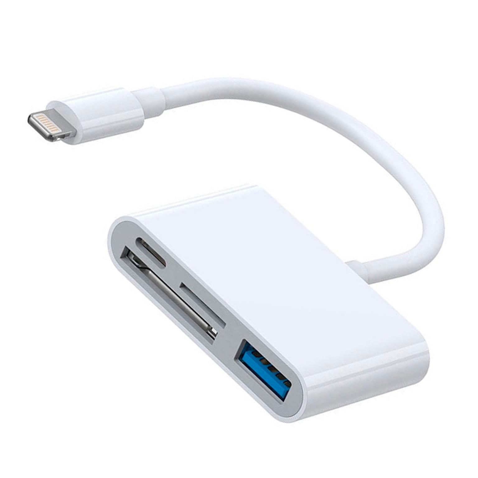 Joyroom S-H142 – Lightning auf USB OTG Kartenleser, Vielseitiger Micro-SD USB Lesegerät – undefined
