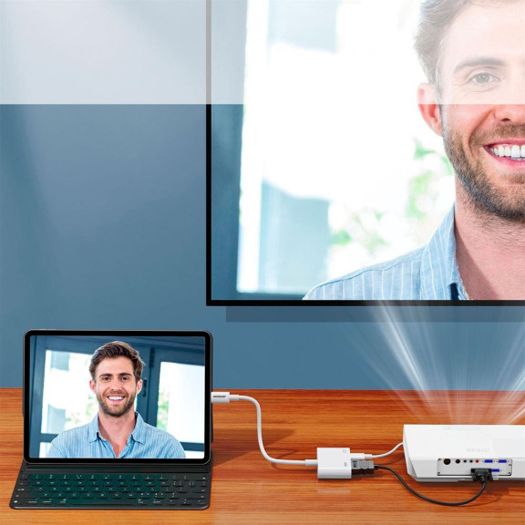 Joyroom Lightning Adapter – für iPhone 5 - 16 und iPad Modelle - Lightning auf Lightning und HDMI – Weiteres Produktbild 4