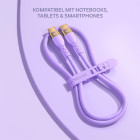 Joyroom Ladekabel – USB-C auf USB-C für Smartphones und andere Geräte, Liquid Silicone Serie, Länge 1,2 m – Weiteres Produktbild 2