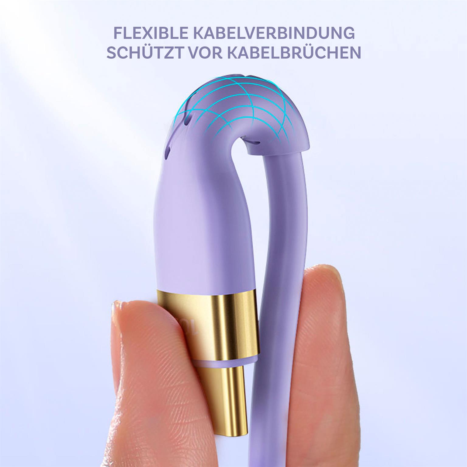 Joyroom Ladekabel – USB-C auf USB-C für Smartphones und andere Geräte, Liquid Silicone Serie, Länge 1,2 m – Weiteres Produktbild 3