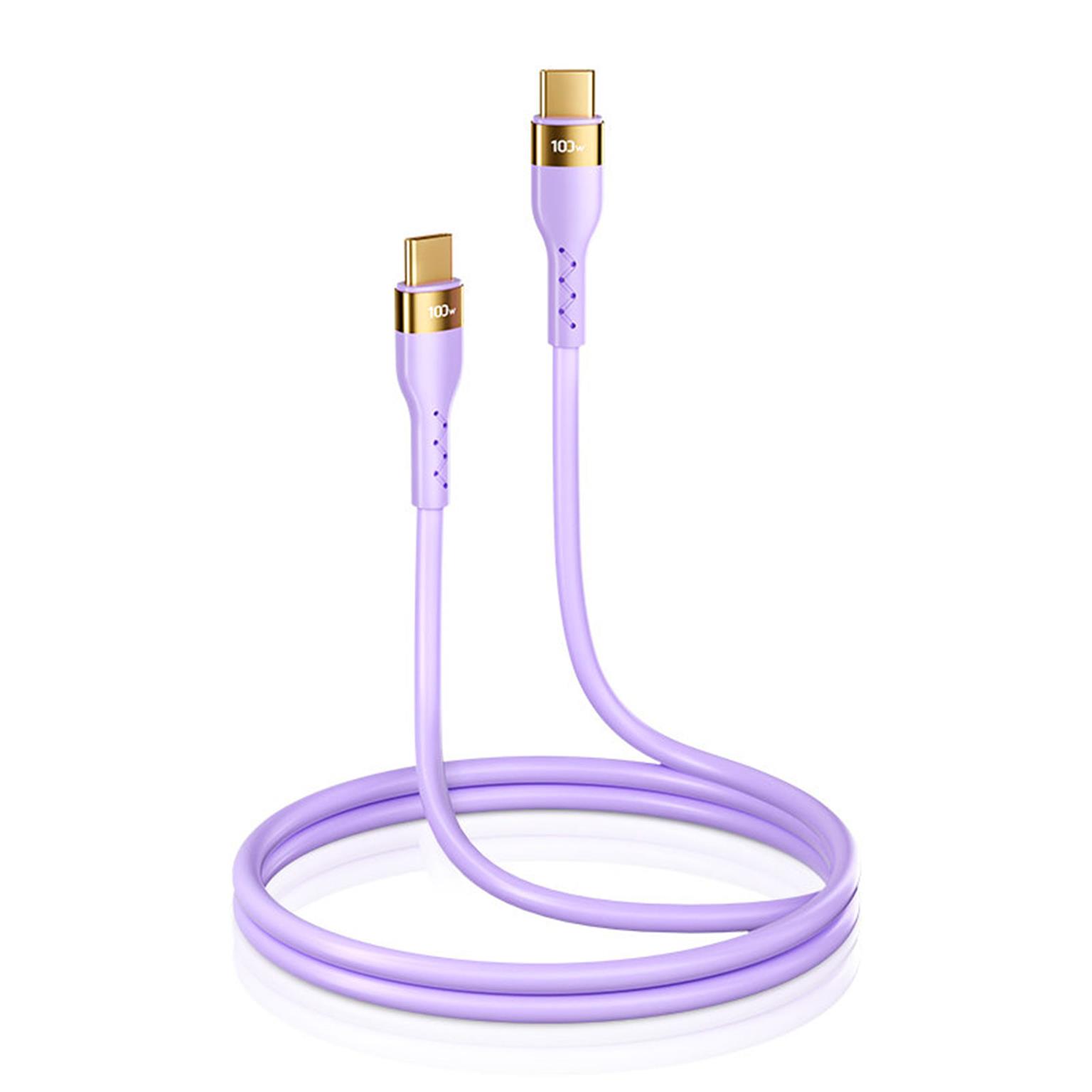 Joyroom Ladekabel – USB-C auf USB-C für Smartphones und andere Geräte, Liquid Silicone Serie, Länge 1,2 m – Weiteres Produktbild 6