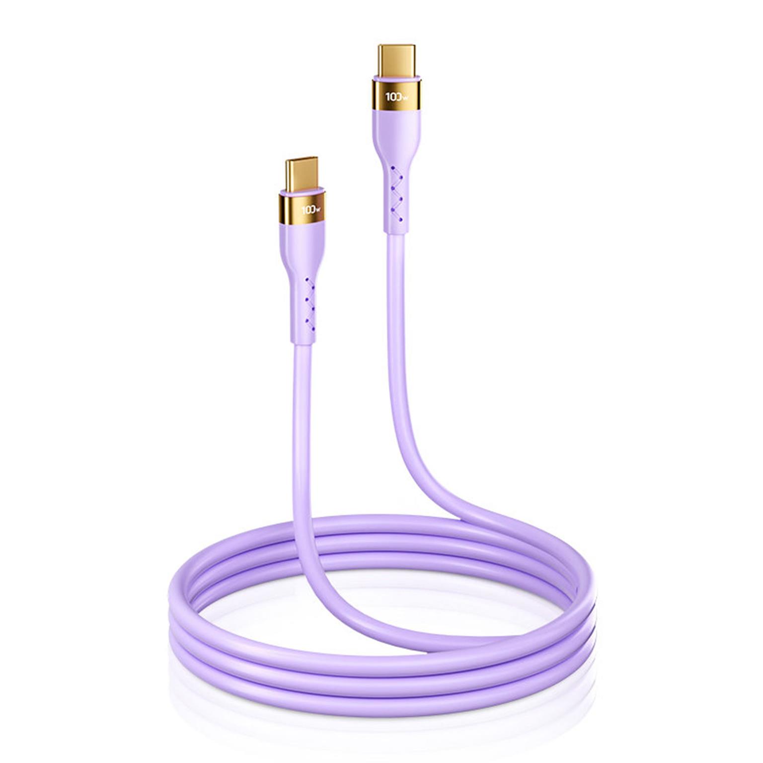 Joyroom Ladekabel – USB-C auf USB-C für Smartphones und andere Geräte, Liquid Silicone Serie, Länge 2 m – Weiteres Produktbild 6