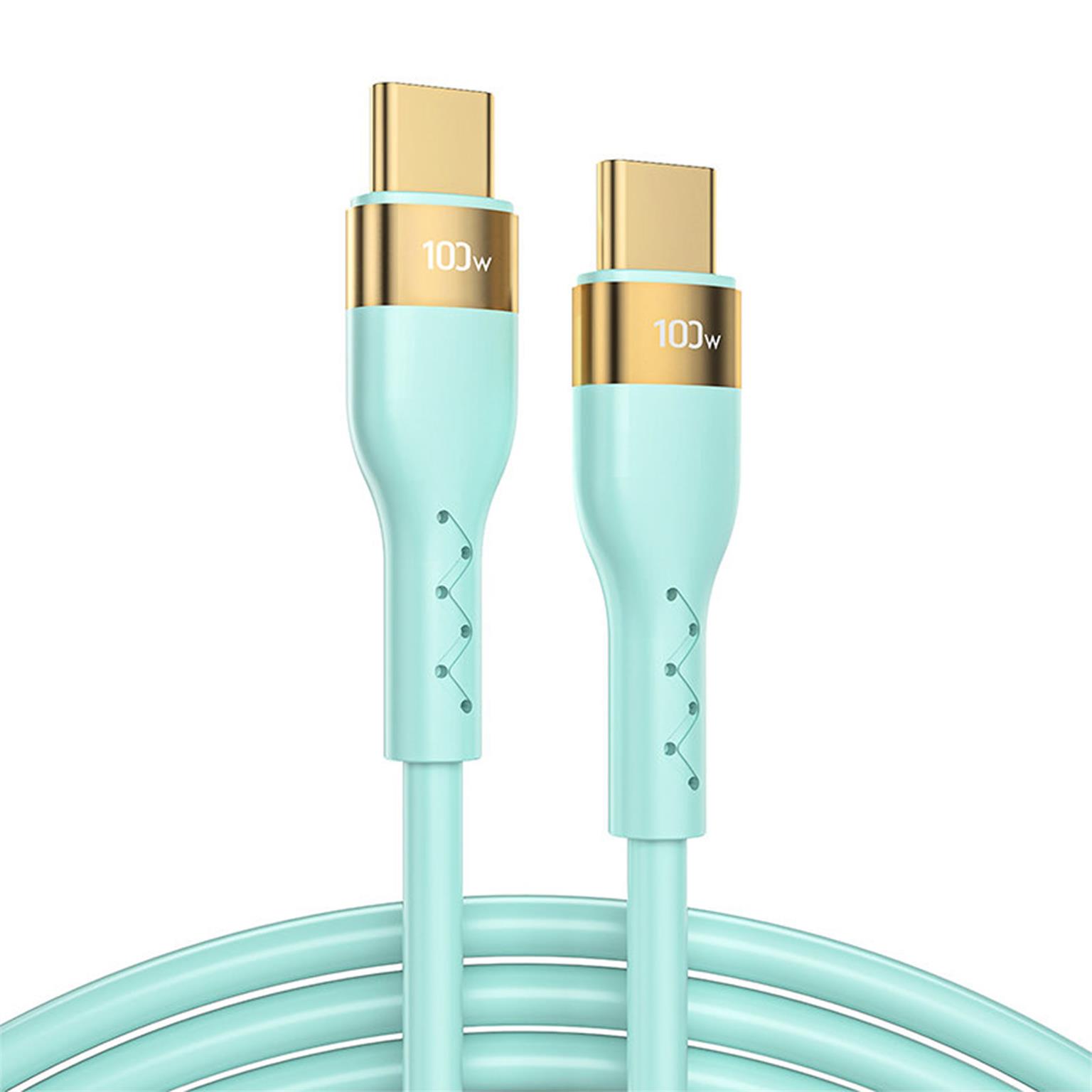 Joyroom Ladekabel – USB-C auf USB-C für Smartphones und andere Geräte, Liquid Silicone Serie, Länge 2 m – undefined