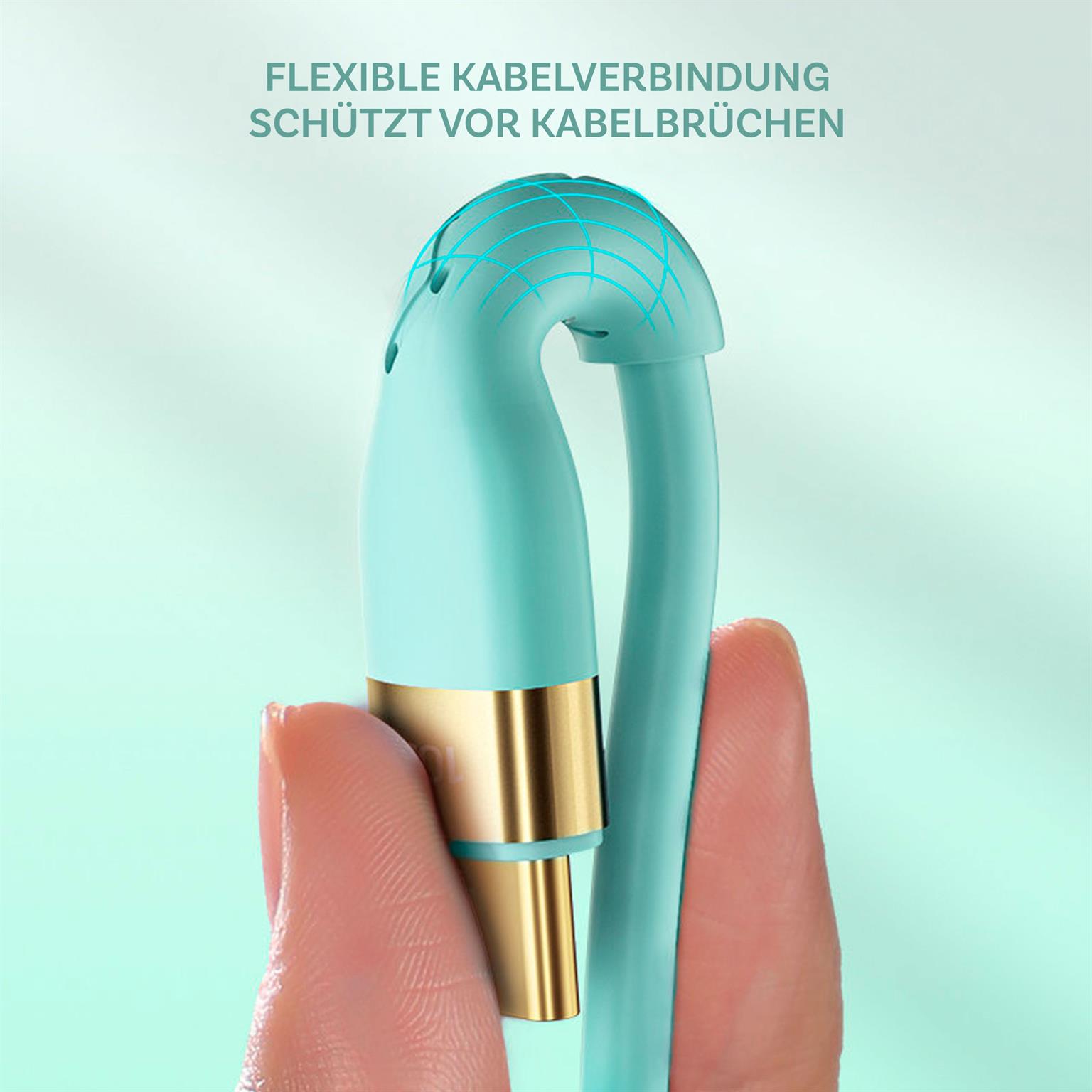 Joyroom Ladekabel – USB-C auf USB-C für Smartphones und andere Geräte, Liquid Silicone Serie, Länge 2 m – Weiteres Produktbild 3