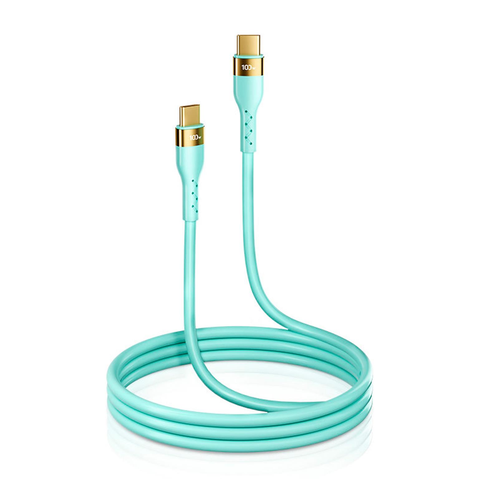Joyroom Ladekabel – USB-C auf USB-C für Smartphones und andere Geräte, Liquid Silicone Serie, Länge 2 m – Weiteres Produktbild 6