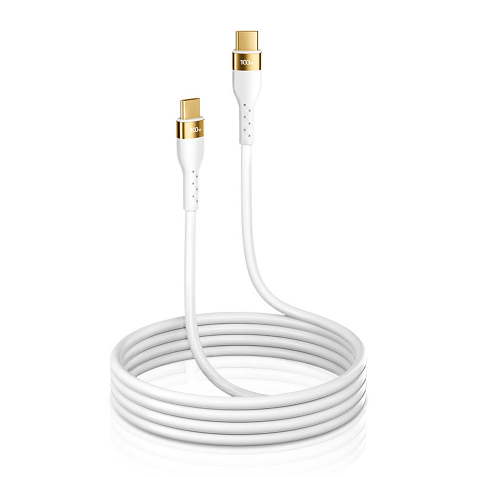 Joyroom Ladekabel – USB-C auf USB-C für Smartphones und andere Geräte, Liquid Silicone Serie, Länge 2 m – Weiteres Produktbild 6