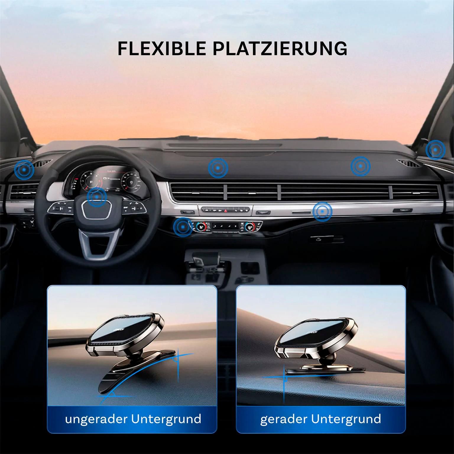 Joyroom Magnetische Handyhalterung – Sicherer Halt, Einfache Montage, Für jedes Auto – Weiteres Produktbild 2 Joyroom Magnetische Handyhalterung – Sicherer Halt, Einfache Montage, Für jedes Auto – Weiteres Produktbild 2